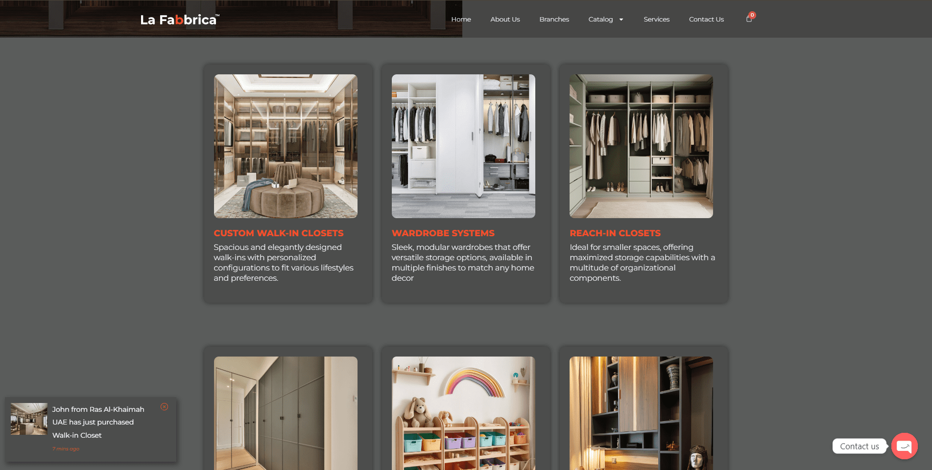 La Fabbrica detailed product page