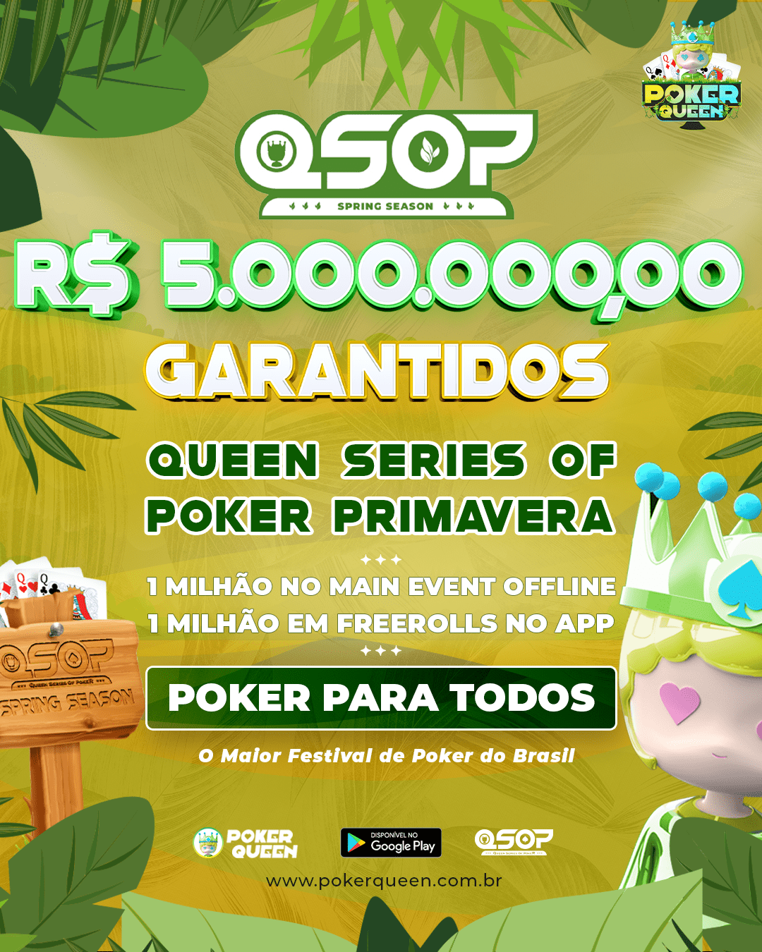 Poker Queen five million campaign