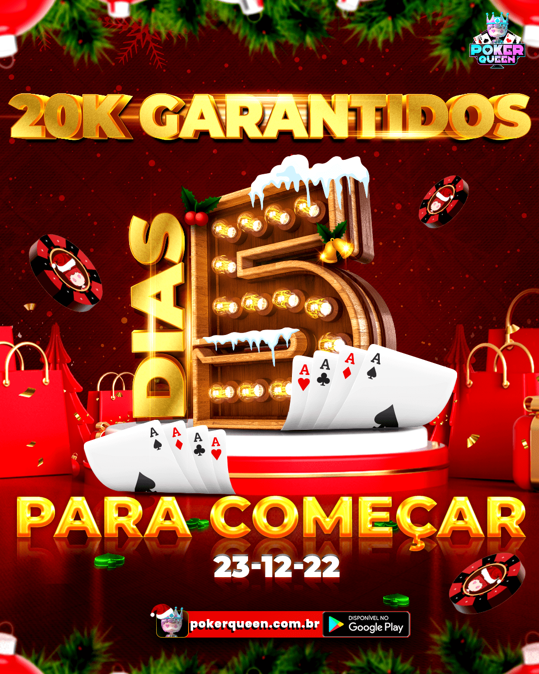 Poker Queen countdown campaign