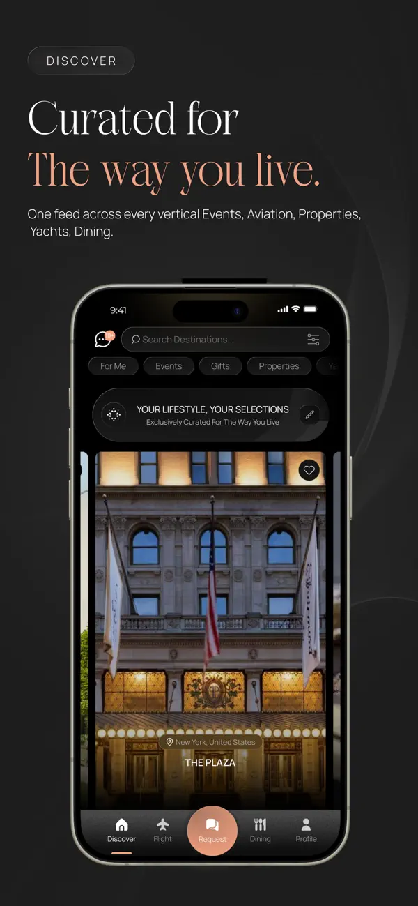 LUJO discovery public App Store presentation